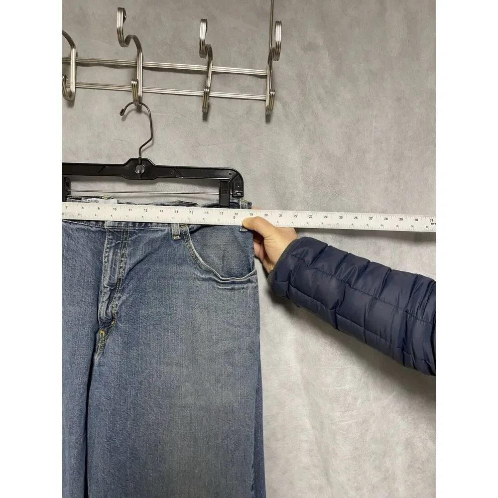 VTG‎ Silvertab Baggy Jeans Men 38x32 Blue Loose Wide Leg Street Skater Levis Y2K